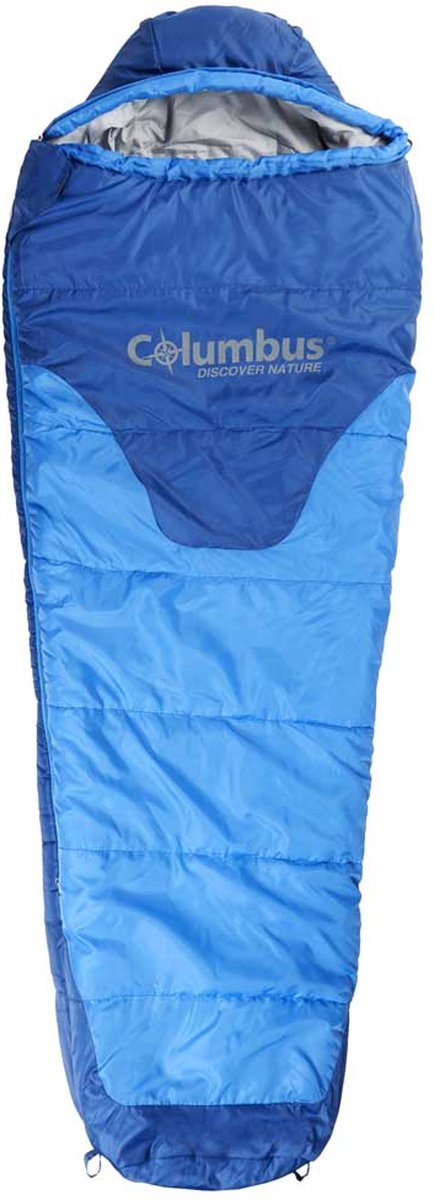 Columbus Aneto Junior Slaapzak Blauw Short / Right Zipper Jongens,Meisjes