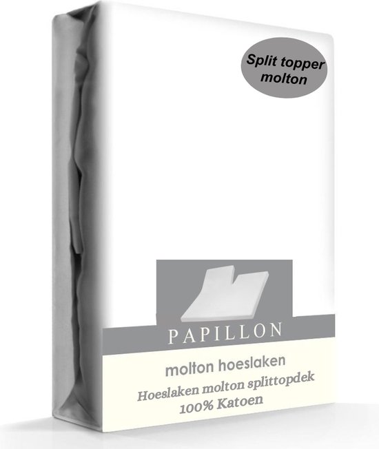 Molton Splittopdekhoeslaken - 100% Katoen