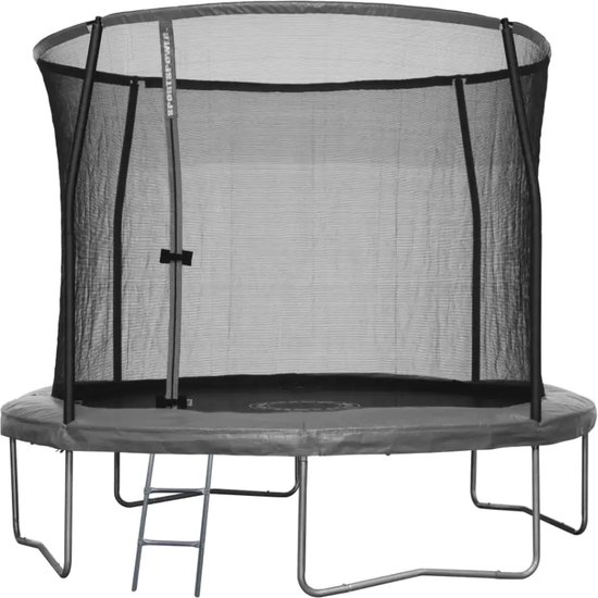 SportsPower Trampoline met en ladder 305 cm Zwart bol