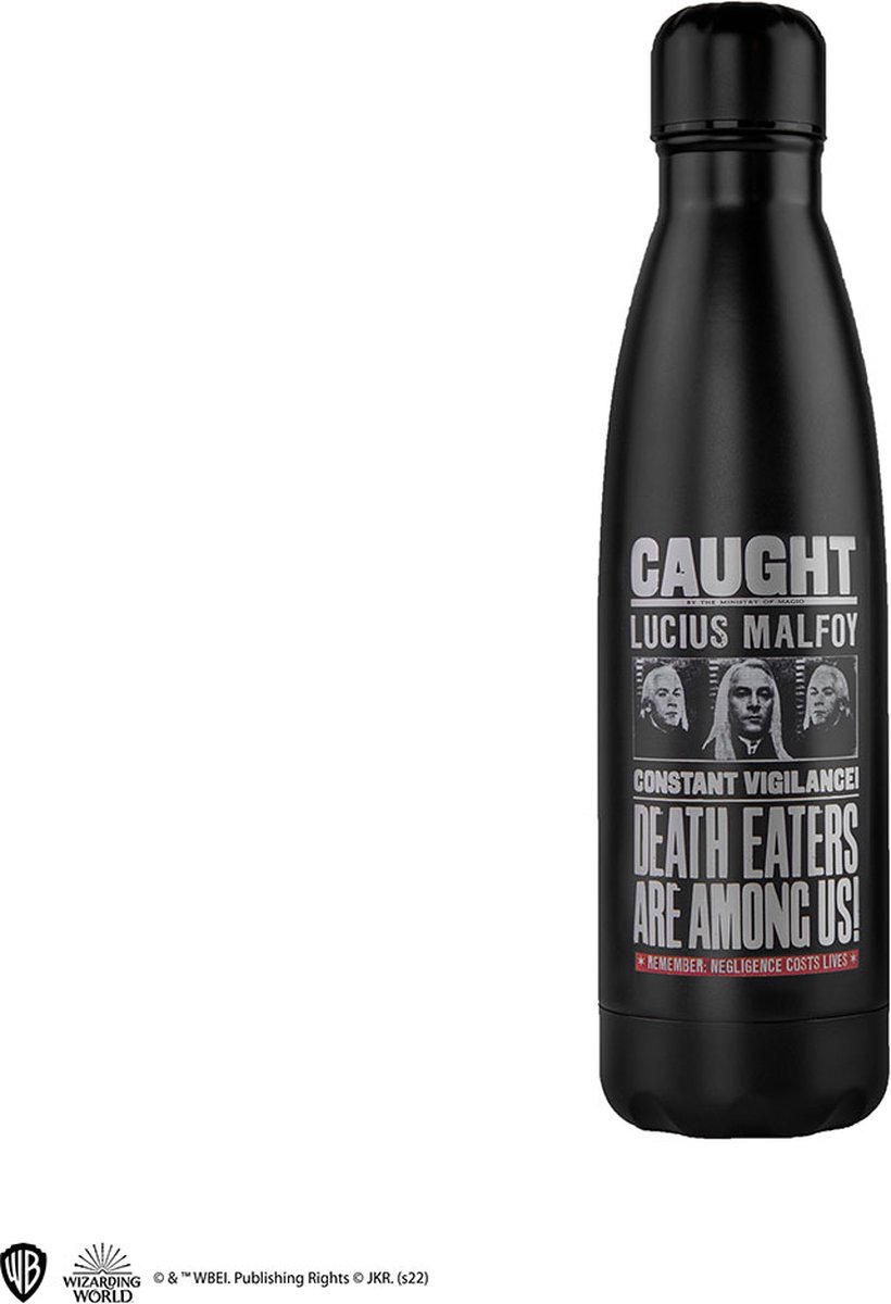 Harry Potter - Drinkfles - Lucius Wanted! - 500ML - Distrineo