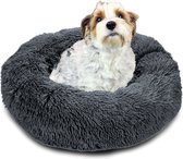 Doxie® Hondenmand – Kattenmand – ⌀ 100 cm – Met Afneembare Hoesje – Donkergrijs