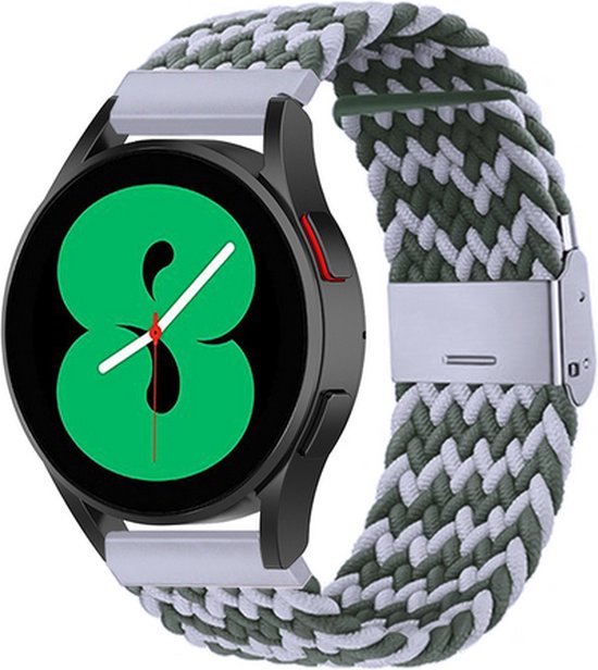 By Qubix Garmin Forerunner 55 - 245 - 645 - Bracelet tressé - Vert - gris