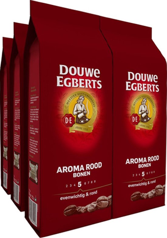Douwe Egberts Aroma Rood Koffiebonen - 6 x 500 Gram