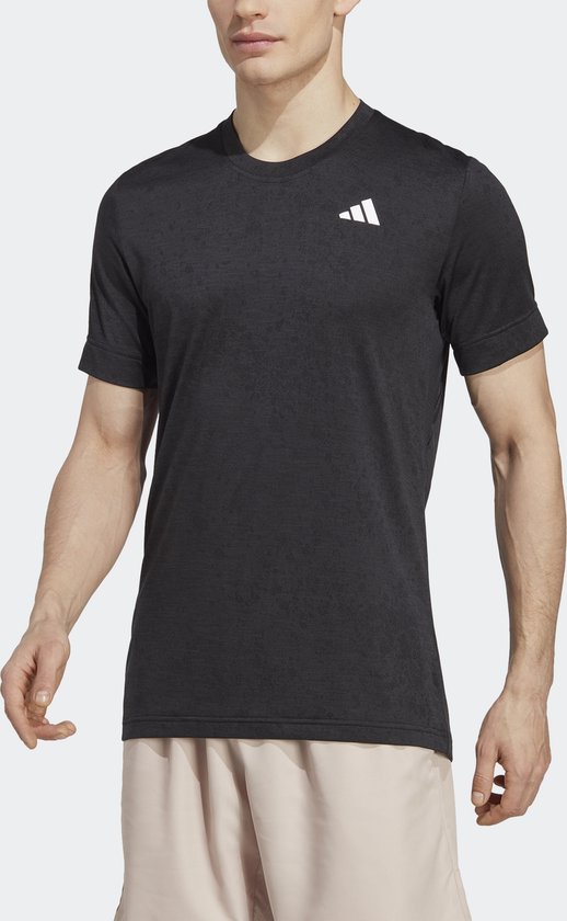 adidas Performance Tennis FreeLift T-shirt - Heren - Zwart- S