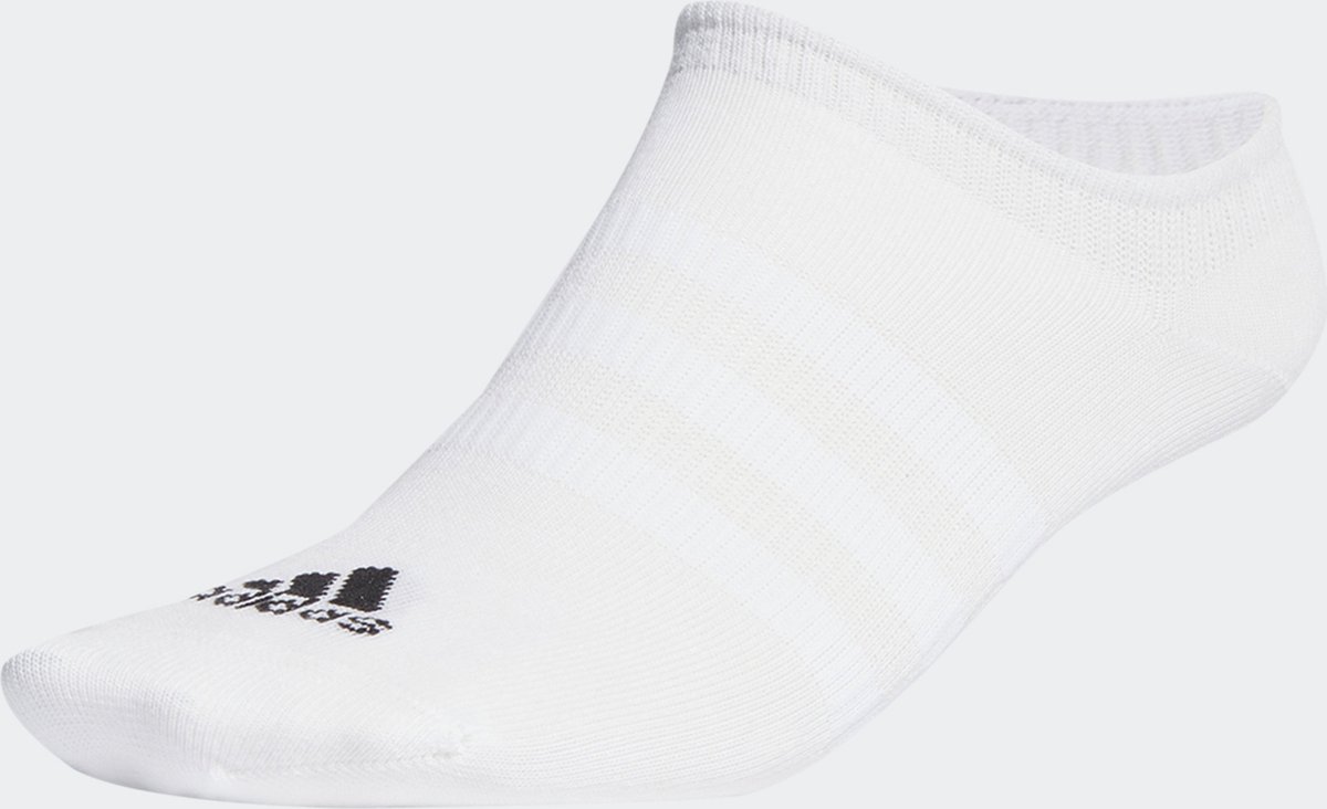 adidas Sportswear Thin and Light No-Show Sokken 3 Paar Unisex Wit