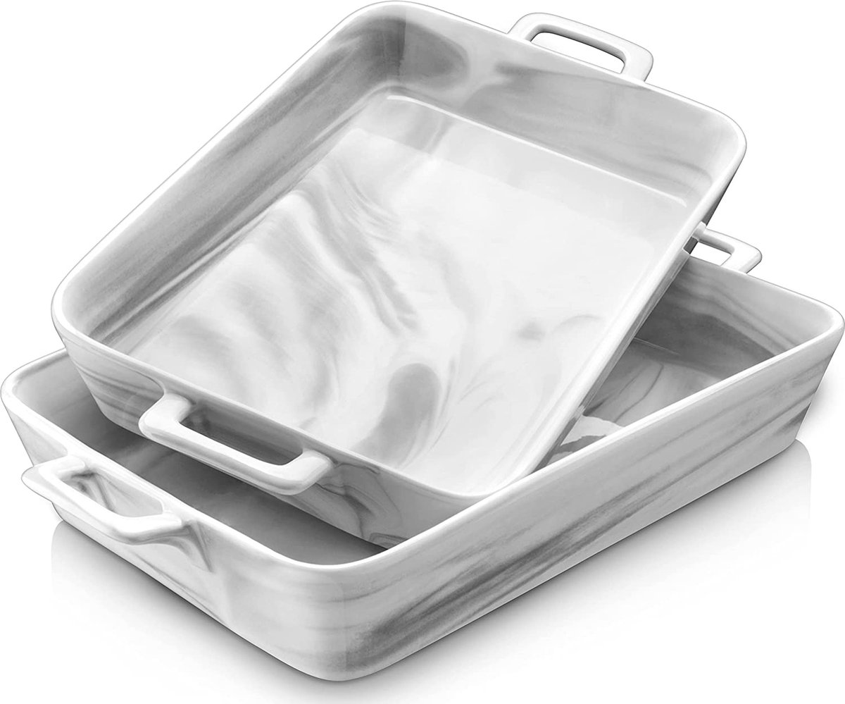 Ovenschaal set / casserole - ovenschotels, Geschikt voor oven & airfryer - Vaatwasmachinebestendig / bakvormen - Ovenbraadpan