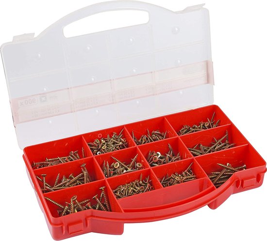 zelftappende schroeven-assortimentset / universal screw assortment box ...