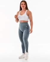Blend sportlegging dames - squatproof, contour & high waist - jeans blue