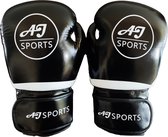 AJ- Sports Gants de boxe 12oz - Gants de boxe - Gants de kickboxing - 12 OZ - Gants de boxe femmes et hommes - 4 saisons - Zwart