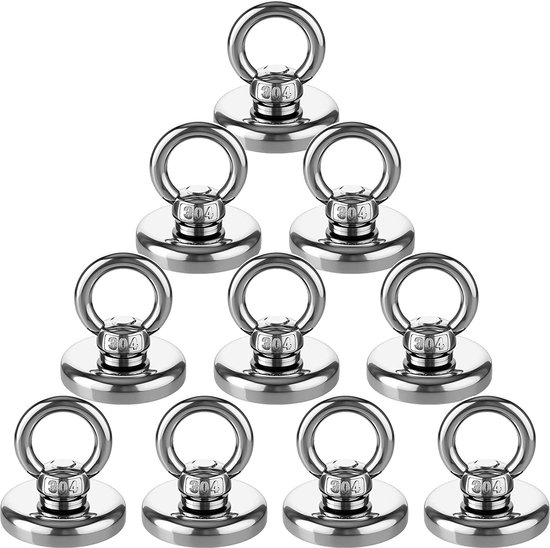 MAGXCENE 20 pcs aimants néodyme 20x2mm Aimants Extra forts, Aimants