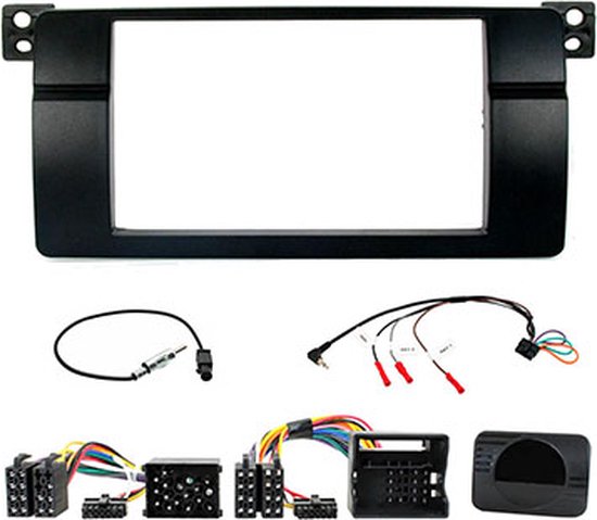 Kit support autoradio et commande au volant pour BMW SERIE 3 - E46