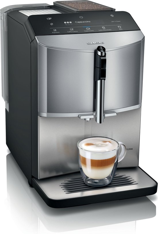 Siemens EQ300 TF305E04 - Volautomaat espressomachine - RVS