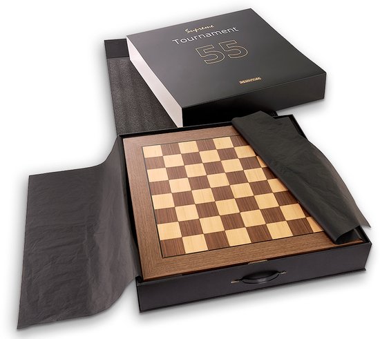 Thumbnail van een extra afbeelding van het spel MILLENNIUM Supreme Tournament 55 - elektronisch schaakbord van echt hout in toernooiformaat. Met geheel automatische stukherkenning en 81 led's voor zetinvoer.