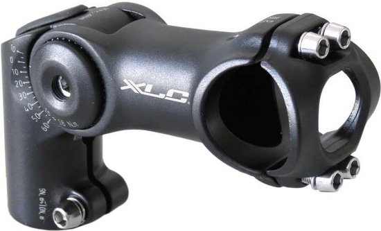 XLC ST-T17 Stuurpen - Comp Up - Ahead - Aluminium - Verstelbaar - 1 1/8" - 110mm/25.4mm - Zwart