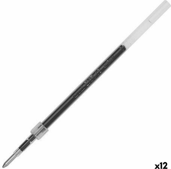Rollerpenvulling Uni-ball Jetstream zwart – 12 stuks