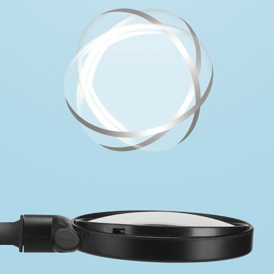 Decopatent® Rétroviseur vélo Ebike - Vélo - VTT - 1x Rétroviseur vélo sur guidon - Gauche - Droite - Rétroviseur 360° réglable