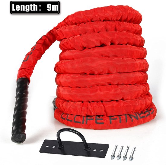 Crochet de rangement battle rope