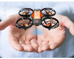 4DRC v8 mini drone met camera - 2 ACCU'S - drone voor binnen gebruik - bots bescherming