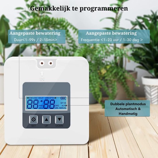 Système d'arrosage automatique Alimentation USB Kit d'irrigation goutte à  goutte automatique Dispositif d'arrosage de plantes de vacances de plantes  en pot d'intérieur