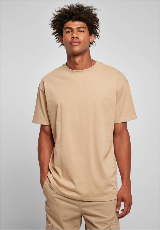 Urban Classics - Organic Basic Heren T-shirt - XL - Beige