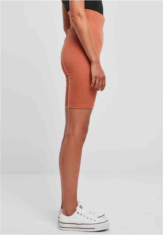 Urban Classics - Pantalon de cyclisme court taille haute - 4XL - Oranje