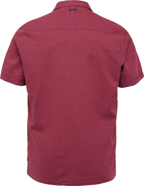 Funky Hawaii Overhemden voor heren, korte mouwen, Hawaiihemd, vrijetijdshemd, zomerhemd, korte mouwen, Hawaiihemd, opstaande kraag, casual, zomer, strand, shirt, vissershemd, hemdmaten, rood, L