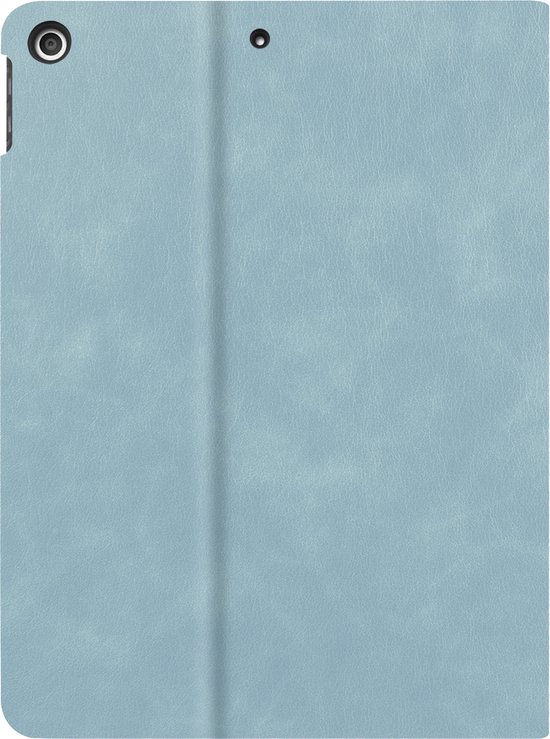 iPad 10.2 2021 Case Book Case Luxe Cover Case With Cutout Apple Pencil - iPad 10.2 2021 Cover Bookcase - Bleu clair