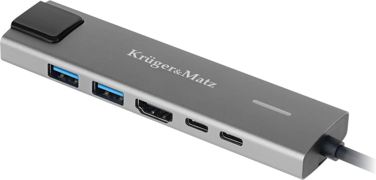 Krüger&Matz KM0391 - 6-in-1 USB-adapter (type C)