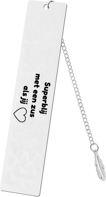 super heureux avec une soeur comme toi signet - soeur - soeur la plus chère - famille - amour - cadeau - ta soeur - cadeau d'amour