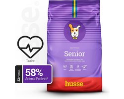 Husse Senior - Hondenvoer Droog, Hondenbrokken, Droogvoer, Hondenvoeding - 100% Natuurlijk - 2 x 12 kg