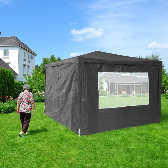 Zijwanden partytent set van 6 wit kopen