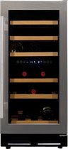 Wijnklimaatkast Premium met RVS glazen deur - 32 Flessen