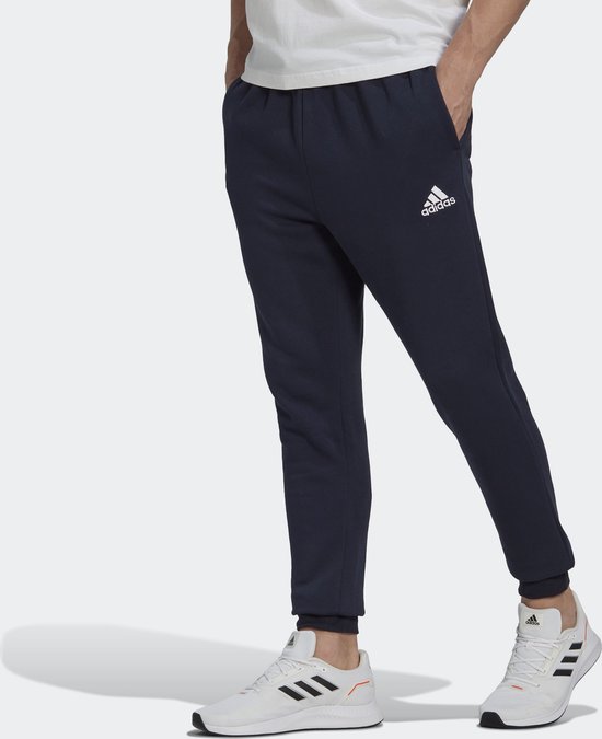 adidas Sportswear Essentials Fleece Regular Tapered Broek - Heren - Blauw- XL
