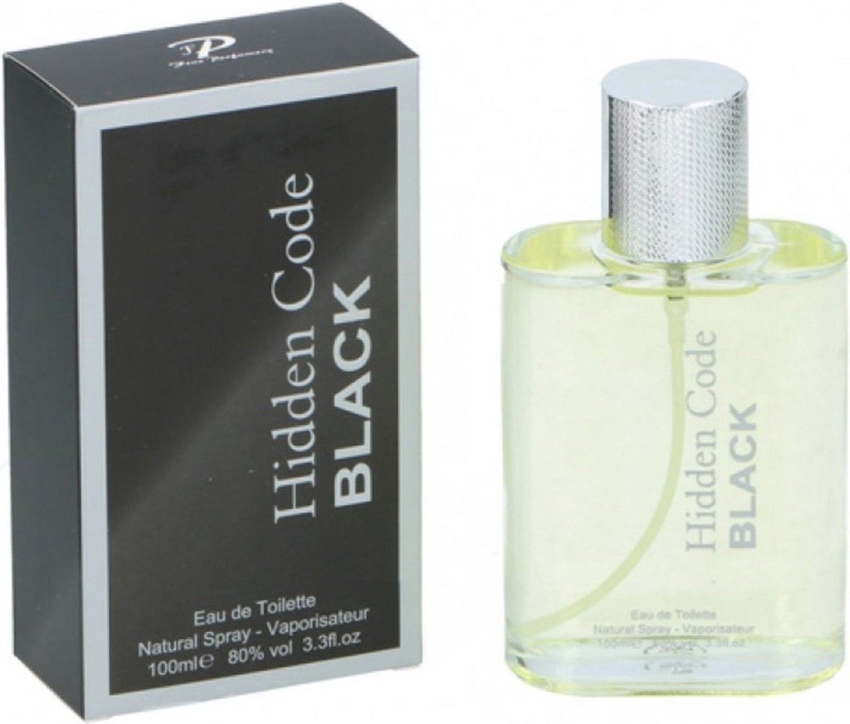 Fine Perfumery Hidden Code Black Eau de Toilette Parfum voor Heren 100 ml