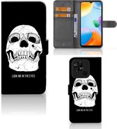 Bookcase Xiaomi Redmi 10C GSM Hoesje Skull Eyes