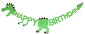Happy Birthday Slinger Kinderfeestje Verjaardag Versiering Dino Versiering Dinosaurus Slingers Verjaardag Decoratie