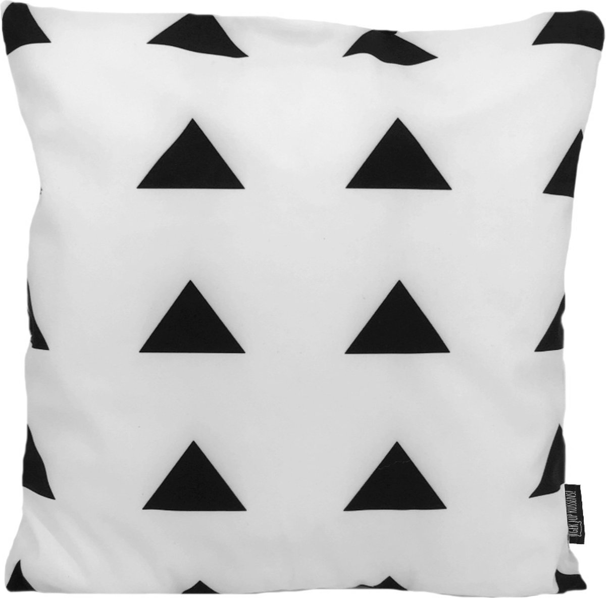 Gek op Kussens! Sierkussen Senza Black/White #3 | 45 x 45 cm | Katoen/Polyester Wit