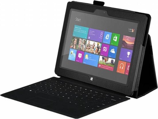 Étui En Cuir Pu Avec Pochette Pour Tablette Microsoft Surface Pro