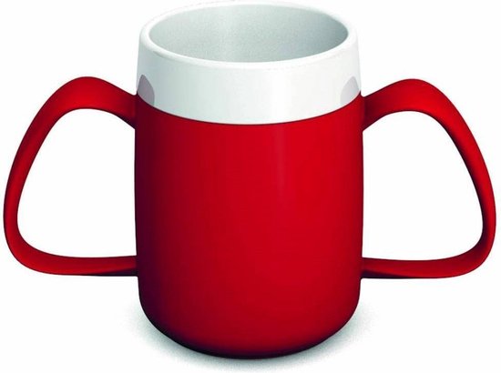 Conische ergobeker - rood - Ornamin van Ornamin — afbeelding 5