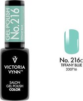 Gellak Victoria Vynn™ Gel Nagellak - Salon Gel Polish Color 216 - 8 ml. - Tiffany Blue