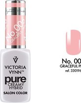 VICTORIA VYNN™ Gel Nagellak - Gel Polish - Pure Creamy Hybrid  - 8 ml - Graceful Pink   - 006 - Perzik