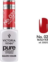 VICTORIA VYNN™ Gel Nagellak - Gel Polish - Pure Creamy Hybrid  - 8 ml - Really Ruby  - 023 - Rood