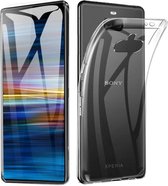 Transparant Dun TPU Hoesje Geschikt voor Sony Xperia 10 | Back Cover | Lichtgewicht | Ultra Dun Hoesje | Flexibel | Zacht TPU | Doorzichtig
