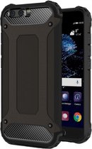 Huawei P10 Hybride Hoesje Zwart