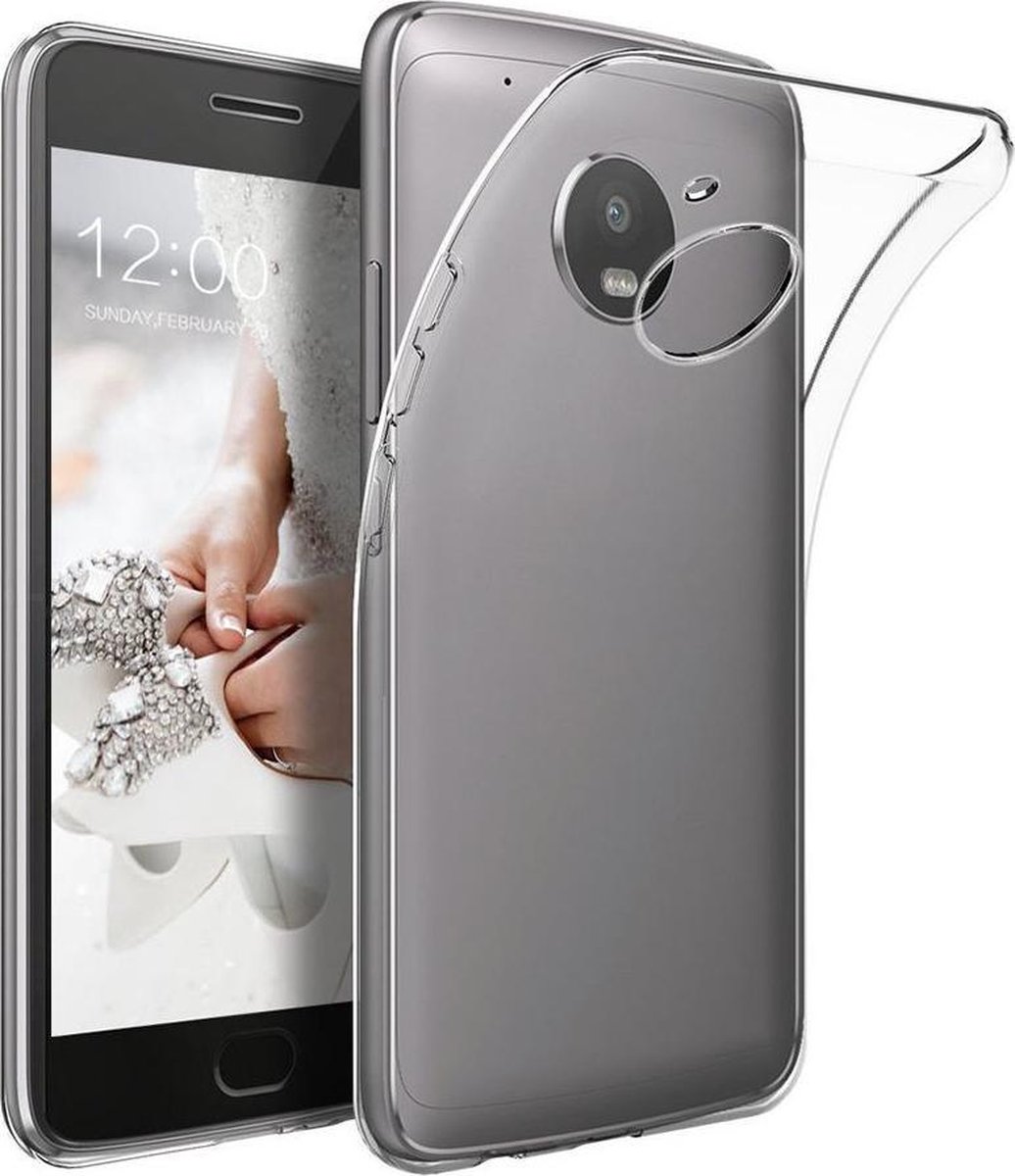 Transparant Dun TPU Hoesje Geschikt voor Motorola Moto G5 | Back Cover | Lichtgewicht | Ultra Dun Hoesje | Flexibel | Zacht TPU | Doorzichtig
