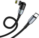 Kabel Hoco USB-C naar Lightning 20W Power Delivery 1.2m - Zwart