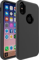 Apple iPhone X Rubber Hard Case Zwart