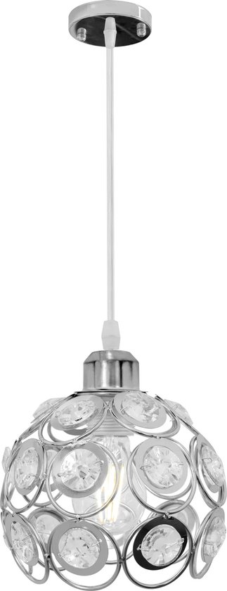 TooLight APP207-1C Hanglamp - E27 - Ø 18 cm - Chroom