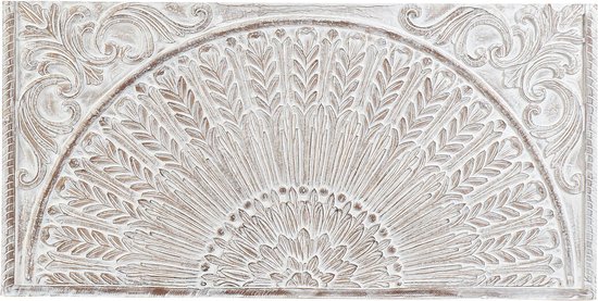 Buffet 3 portes en verre Lousada acacia 160x80cm - Atmosphera créateur
