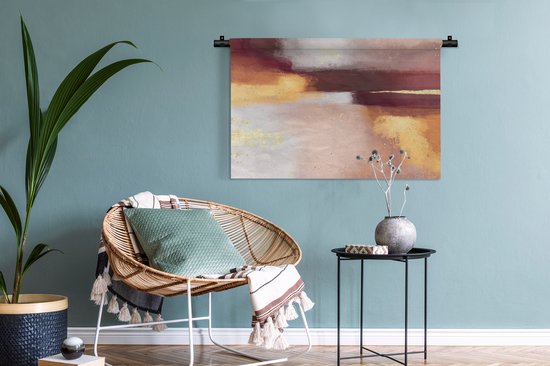 Tapisserie - Tapisserie - Peinture - Abstrait - Pastel - 90x60 cm - Tapisserie